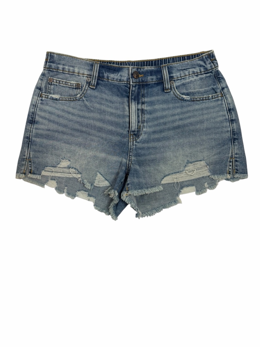 NWT Aerie Daydream Distressed Denim Shorts Light Wash Medium